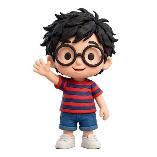 Abiral's 3D mascot